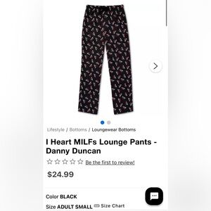 I Heart MILFs Lounge Pants - Danny Duncan